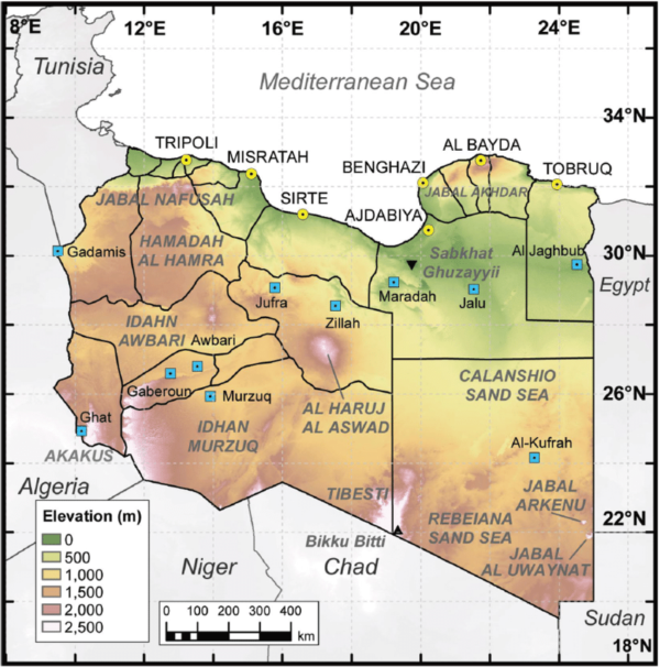 Topography – BIODIVERSITY OF LIBYA